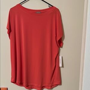 Chico's Red Short Sleeve Top